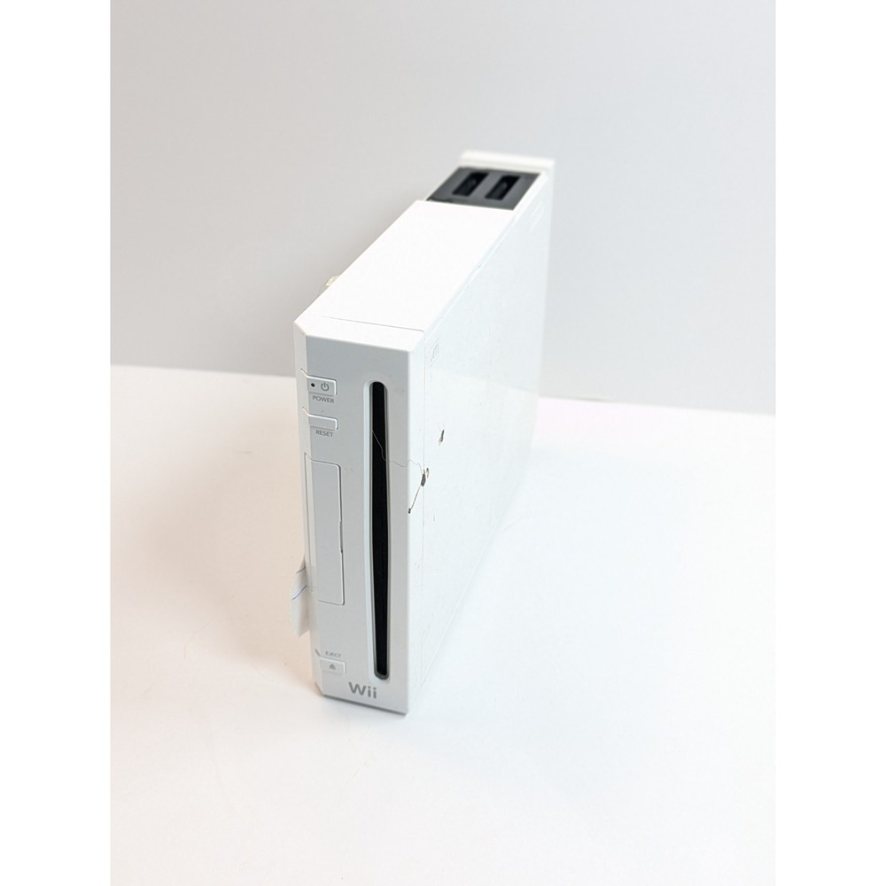 Nintendo Wii RVL-001 GameCube Compatible White-Console Only Home Brew Bad Drive